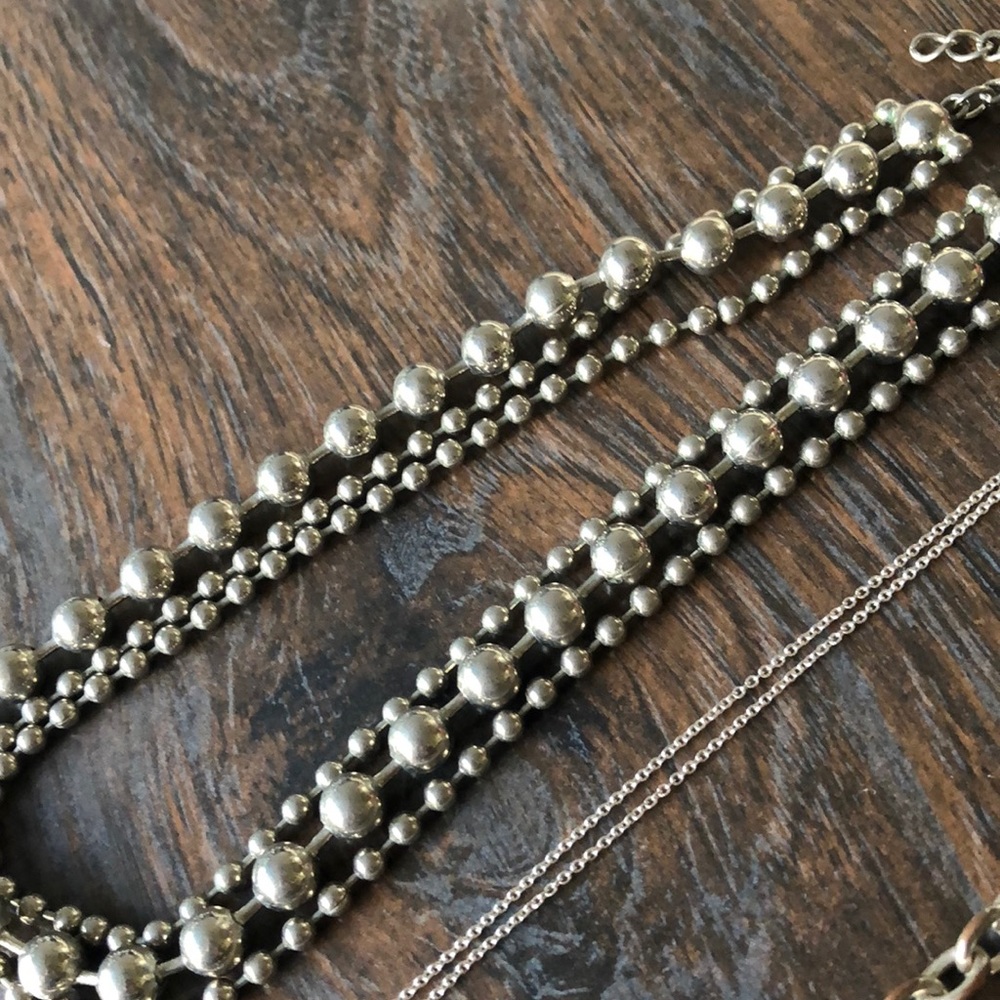 Assorted Silver Necklaces - image 5